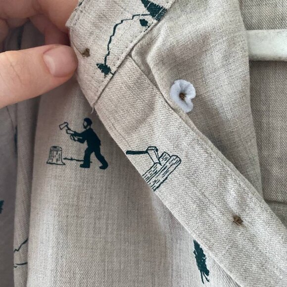 NWT Simons Le31 | Vision 100% Organic Cotton | Casual Button Down Shirt | Size L - Picture 5 of 14